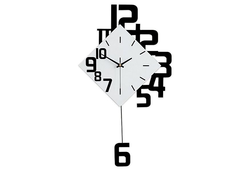 TWSOUL Pendelwanduhr Modische schlichte Wanduhr,Wohnzimmer-Wanduhr (Leiser günstig online kaufen