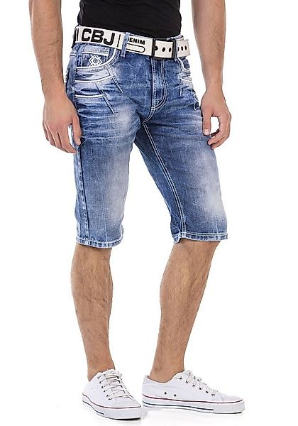 Cipo & Baxx Bermudas in Denim und mit markanten Taschen günstig online kaufen