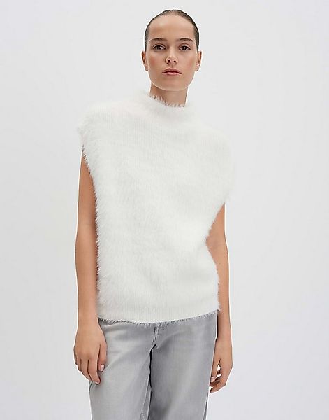 someday Strickpullover TANNI Slim mit haarigem Effektgarn Schlankes Strickt günstig online kaufen