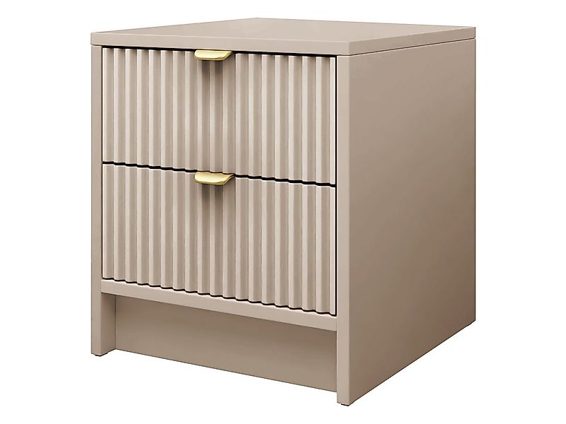 MIRJAN24 Nachttisch Tireno 2SZ (mit zwei Schubladen), Aluminiumgriff in der günstig online kaufen