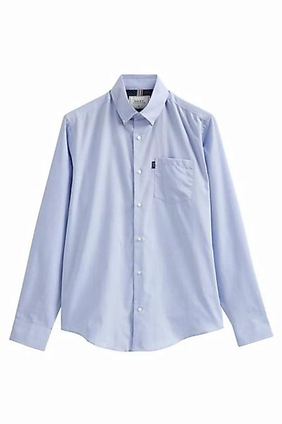 Next Langarmhemd Pflegeleichtes Button-Down-Oxford-Hemd (1-tlg) günstig online kaufen
