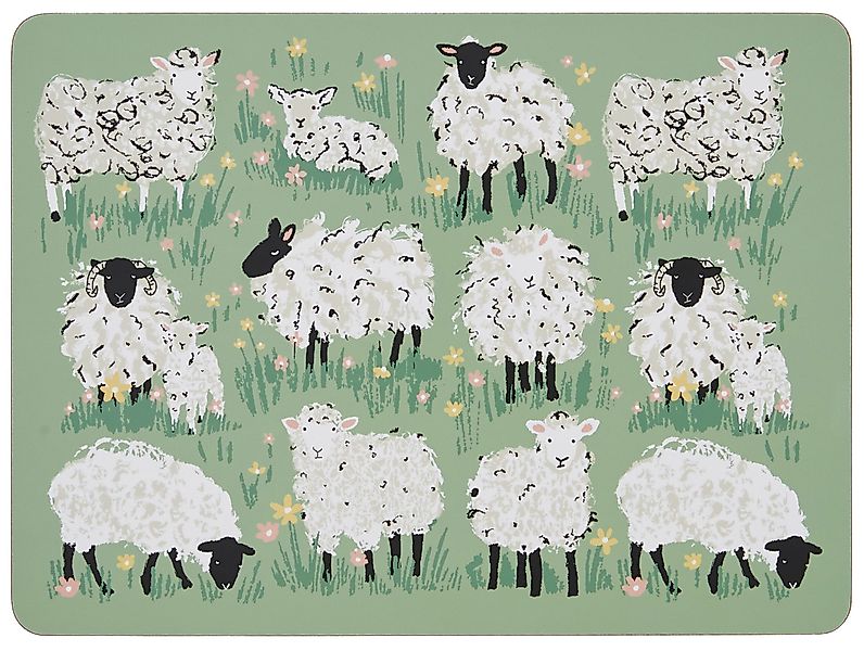 Ulster Weavers Platzset Woolly Sheep, (Set, günstig online kaufen