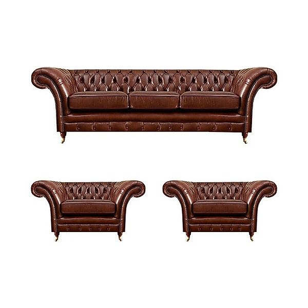JVmoebel Chesterfield-Sofa Sofas Couch Polster Garnitur Sofagarnitur Modern günstig online kaufen