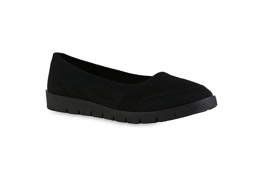 VAN HILL 841603 Sneaker Ballerinas Damen Sportliche Ballerinas Bequeme Stri günstig online kaufen