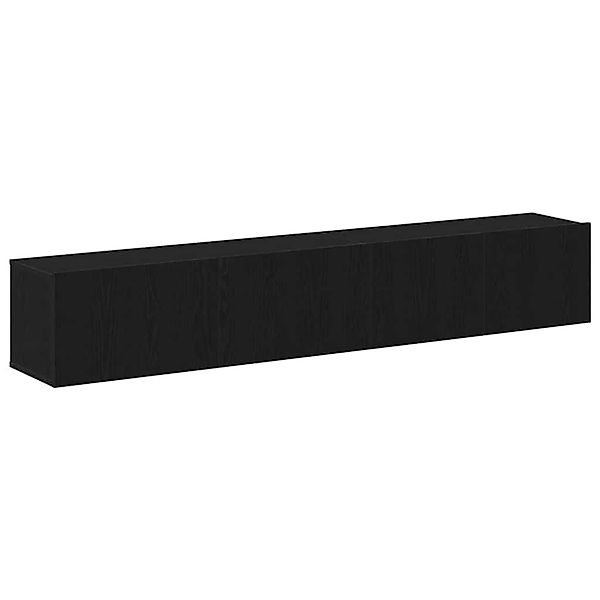 vidaXL TV-Schrank-Set 2-Tlg Schwarz Eichen-Optik 100 x 30 x 30 cm 3333055 günstig online kaufen