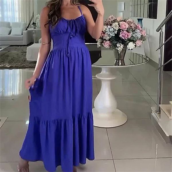 AFAZ New Trading UG Schlupfrock Sexy Kleid mit einfarbigem Brustgurt und sc günstig online kaufen