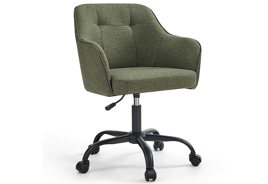 SONGMICS Bürostuhl (1 St), höhenverstellbar, atmungsaktiv, Baumwoll-Leinen- günstig online kaufen