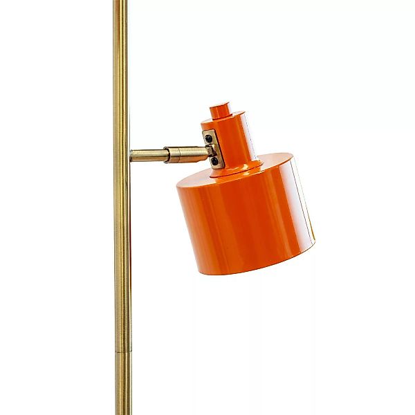Dyberg Larsen Ocean Stehlampe 2-fl. orange/messing günstig online kaufen