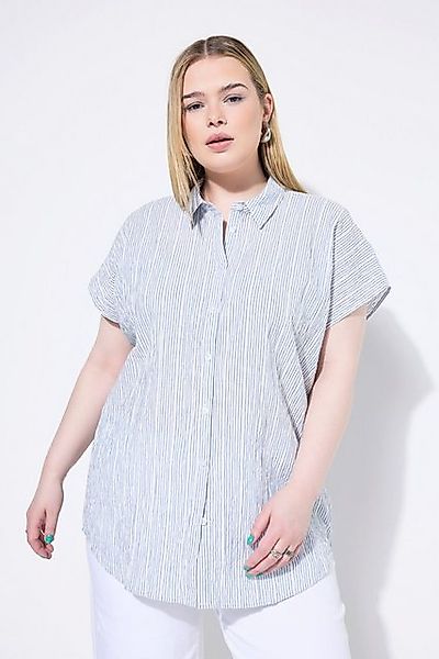 Studio Untold Druckbluse Blusenshirt oversized Strukturstreifen günstig online kaufen
