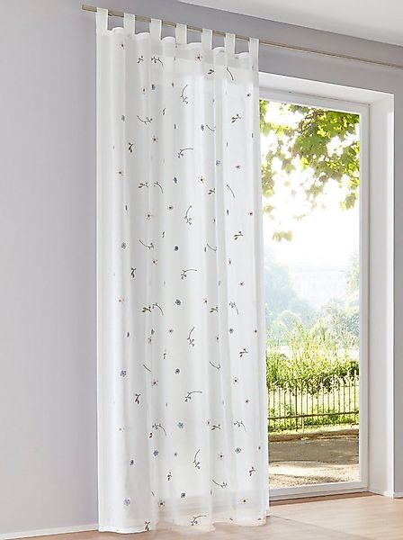 heine Gardine Dekostore (1 St), Schlaufen, halbtransparent, Fertigstore ger günstig online kaufen