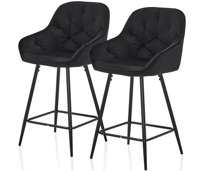 Ofcasa Barhocker Samt Barstuhl (2er Set), günstig online kaufen