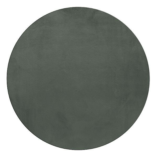 Ayyildiz Kurzflorteppich Pouffy 5100 Grün Ø 160 cm günstig online kaufen