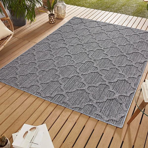 SIMPEX24 Outdoorteppich Skandinavisches Design, Läufer, Höhe: günstig online kaufen