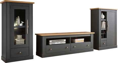 Home affaire Wohnwand "Westminster BESTSELLER" Set, Lowboard, Kommode, Wand günstig online kaufen