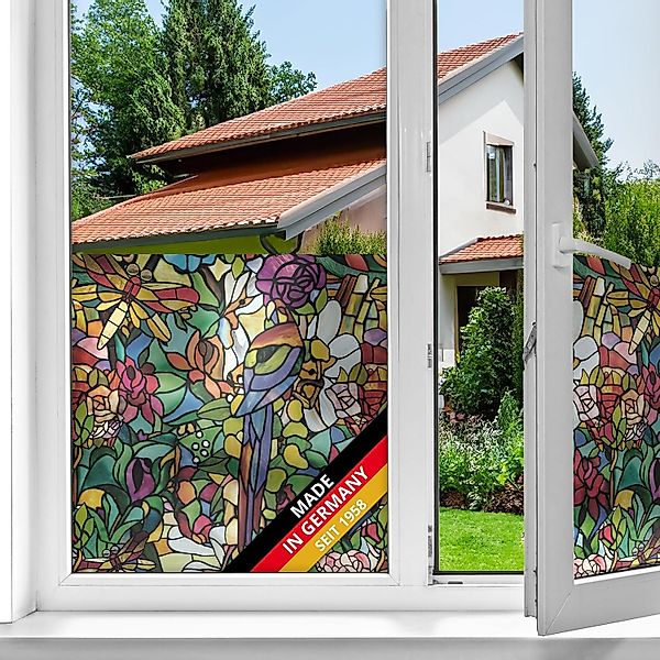 d-c-fix Fensterfolie 13,28€/qm selbstklebende Sichtschutzfolie Tulia günstig online kaufen