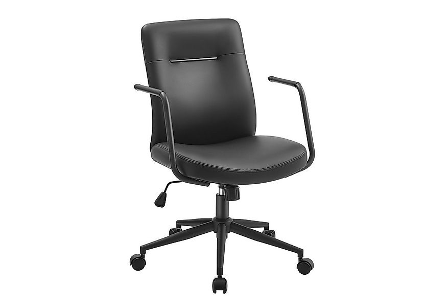 SONGMICS Bürostuhl, Schreibtischstuhl, PU-Oberfläche, leicht zu reinigen, h günstig online kaufen