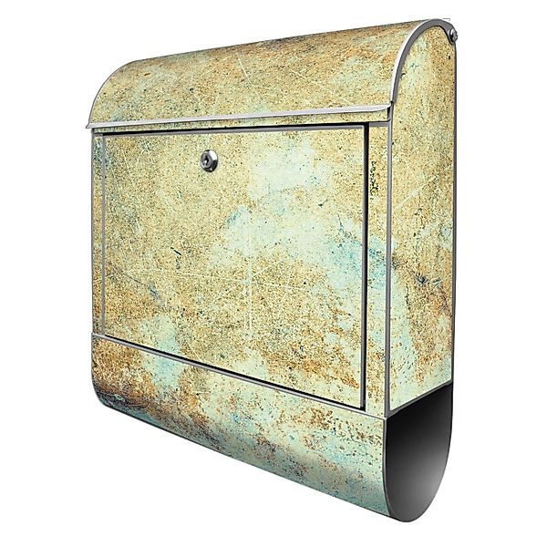 Banjado Design Briefkasten Silber Pulverbeschichtet 39x47x14cm 2 Schlüssel günstig online kaufen