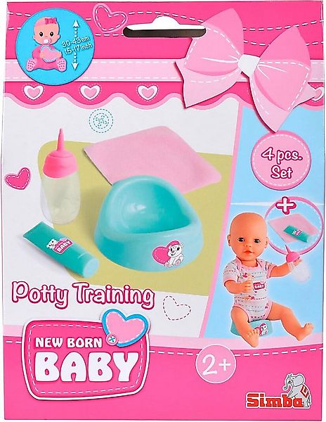 SIMBA Puppen Toilette Simba 105560508 - NBB Töpfchen Training Set günstig online kaufen