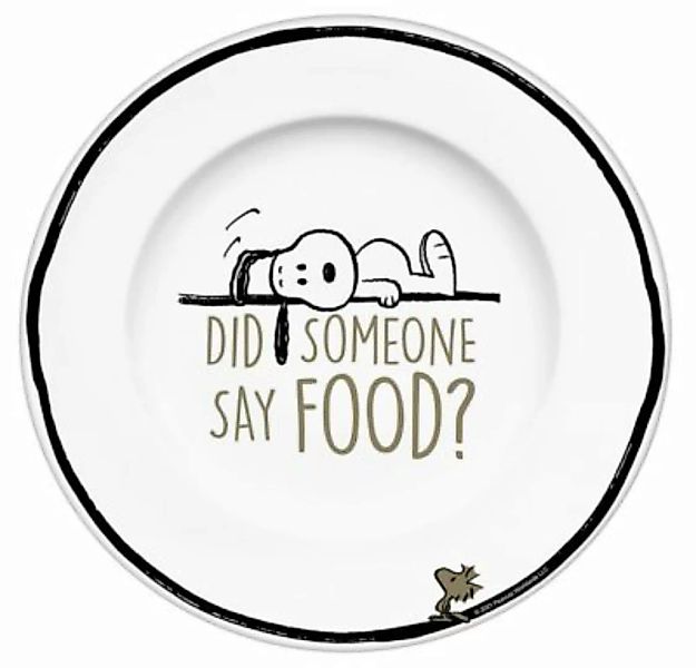 Geda Labels Teller Snoopy Food 20,5cm Kinderteller bunt günstig online kaufen