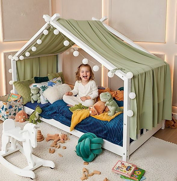 Alavya Home® Betthimmel 3 tgl. Betthimmel Moon Deko-Set 110x360 cm (Hausbet günstig online kaufen