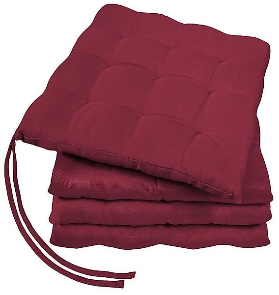 GREEN MARK Textilien Sitzkissen 4er-Set Stuhlkissen 40x40cm, Indoor und Out günstig online kaufen