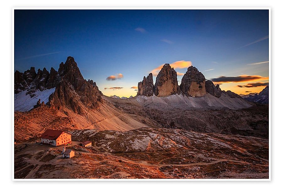 Posterlounge Poster Muharrem Ünal, Dreizinnen dolomiten, günstig online kaufen