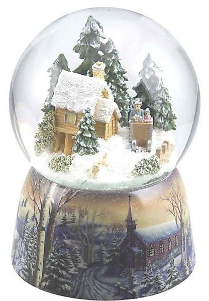 Musicboxworld Spieluhr Kugel Waldhaus & Schlitten günstig online kaufen
