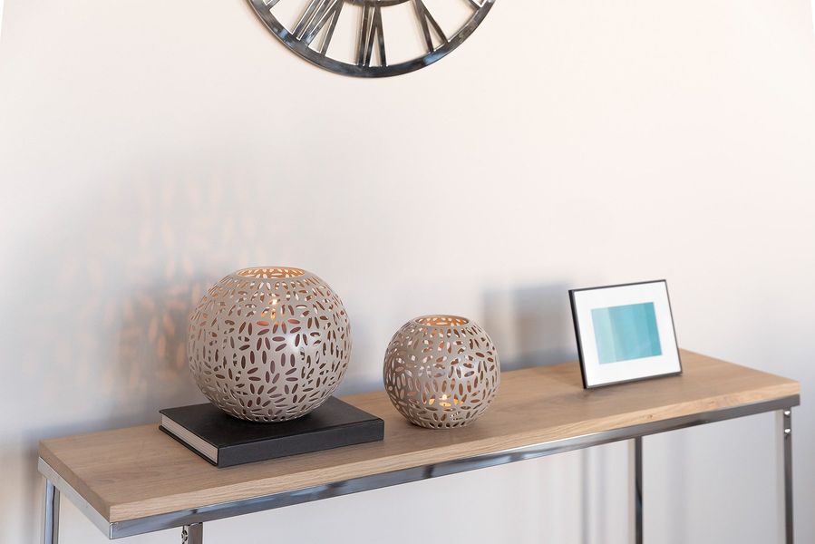 Fink Windlicht »DARIA« Kerzenhalter aus Eisen, pulverbeschichtet, mit Cut-O günstig online kaufen