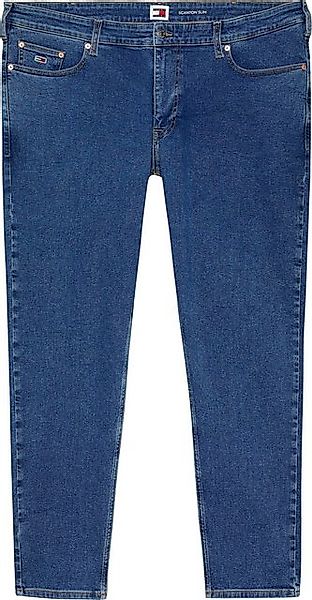 Tommy Jeans Plus Slim-fit-Jeans SCANTON PLUS mit Ledermarkenlabel günstig online kaufen