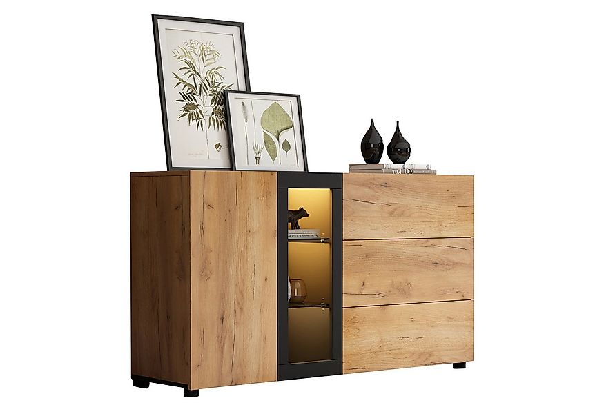 Merax Sideboard mit LED-Beleuchtung und App-Steuerung (1 St), Kommode mit G günstig online kaufen