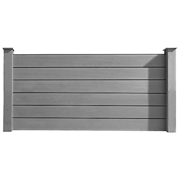 HORI Zaun HORI WPC Sichtschutzzaun Stecksystem, günstig online kaufen