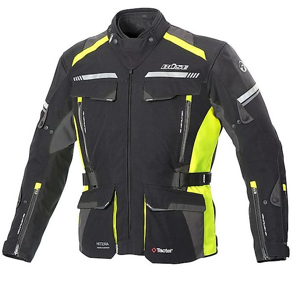 Büse Motorradjacke Büse Highland II Jacke schwarz / gelb 8XL günstig online kaufen