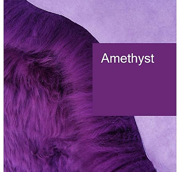 Provellus Fellteppich Öko Lammfell Schaffell Amethyst Lila Violet Felle Neu günstig online kaufen