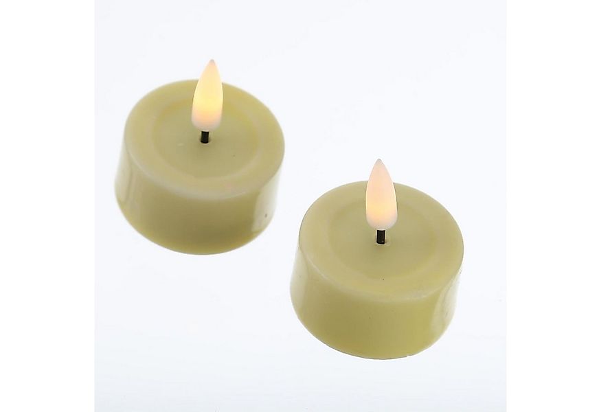 Deluxe Homeart LED-Kerze LED Teelichter MIA flackernd mit Batterie D: 4,1cm günstig online kaufen