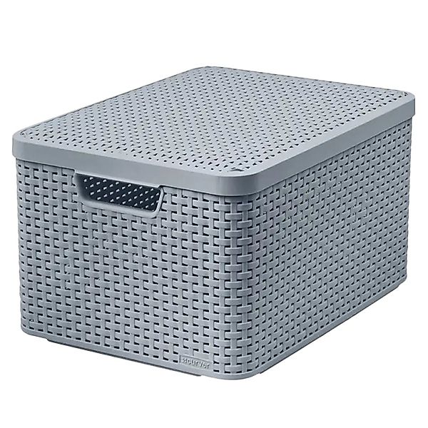 Curver Aufbewahrungskorb, Aufbewahrungsbox mit Deckel 44,5 günstig online kaufen