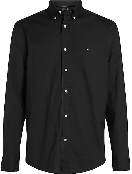 Tommy Hilfiger Poplin Hemd Flex Schwarz - Größe XXL günstig online kaufen
