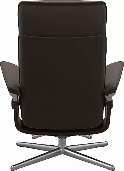 Stressless Fußhocker "Admiral", mit Cross Base, Größe M & L, Holzakzent Bra günstig online kaufen