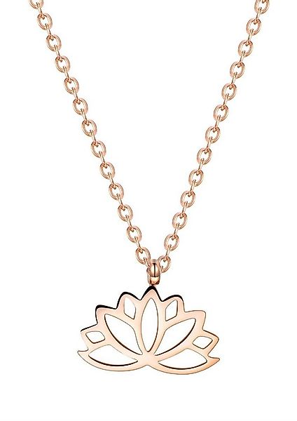 Hey Happiness Kette mit Anhänger Kette Damen Blume hängend, Edelstahlkette günstig online kaufen