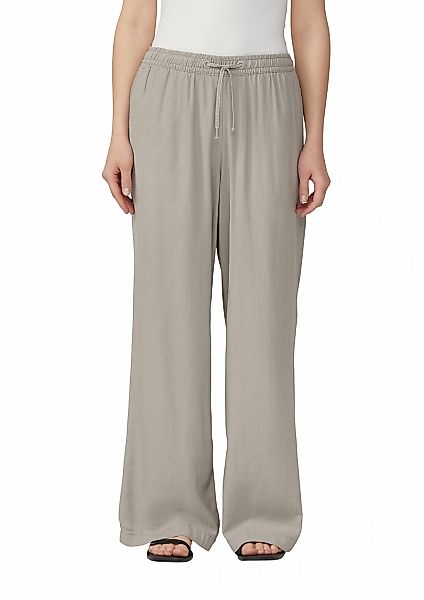 QS Leinenhose, mit elastischem Bund und Tunnelzug günstig online kaufen