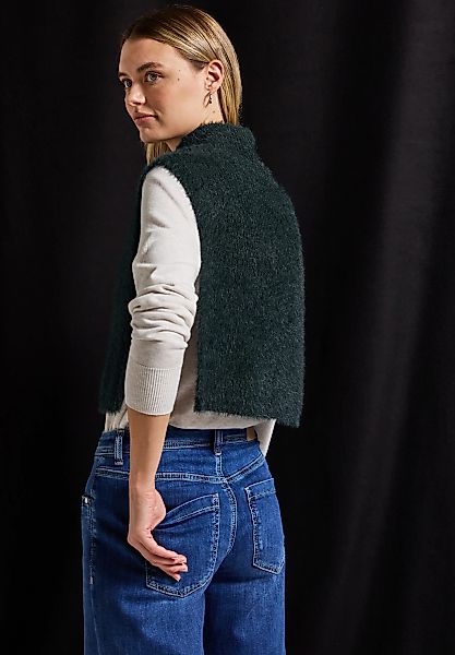 STREET ONE Strickcape, mit Federgarn günstig online kaufen
