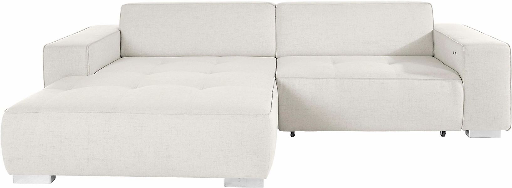 Home affaire Ecksofa "Sapporo L-Form" wahlweise Bettfunktion oder Sitztiefe günstig online kaufen