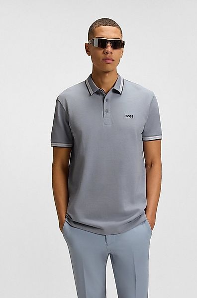 BOSS GREEN Poloshirt Paddy mit kontrastfarbenen Streifen am Kragen günstig online kaufen