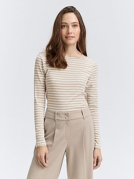 TOM TAILOR Langarmshirt T-Shirt Langarmshirt mit Streifenmuster günstig online kaufen