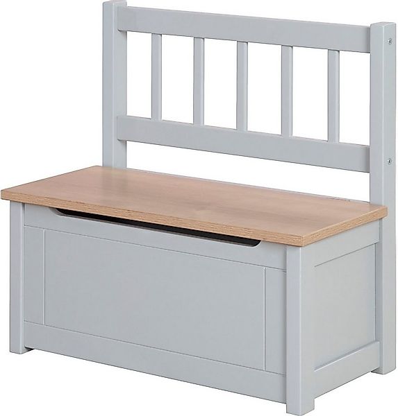 roba® Truhenbank Woody, natur & taupe, aufklappbar günstig online kaufen