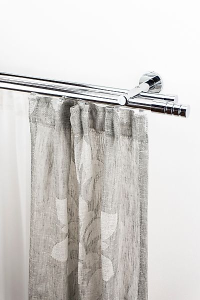 GARESA Gardinenstange "EASY" Ø 20 mm 2 läufig-läufig Wunschmaßlänge günstig online kaufen