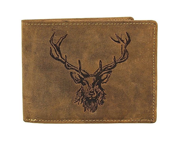 Greenburry Geldbörse Vintage Leder Geldbörse Portemonnaie 1705-RS günstig online kaufen