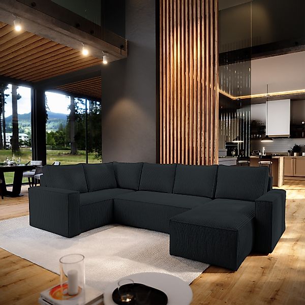 Masseno Ecksofa NORENA mit Schlaffunktion U-Form, günstig online kaufen