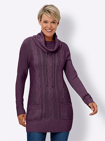 Sieh an! Strickpullover Longpullover günstig online kaufen