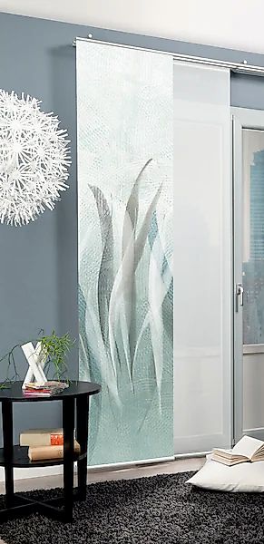 HOME WOHNIDEEN Schiebegardine SIRALIO Schiebegardine, Seidenoptik, günstig online kaufen