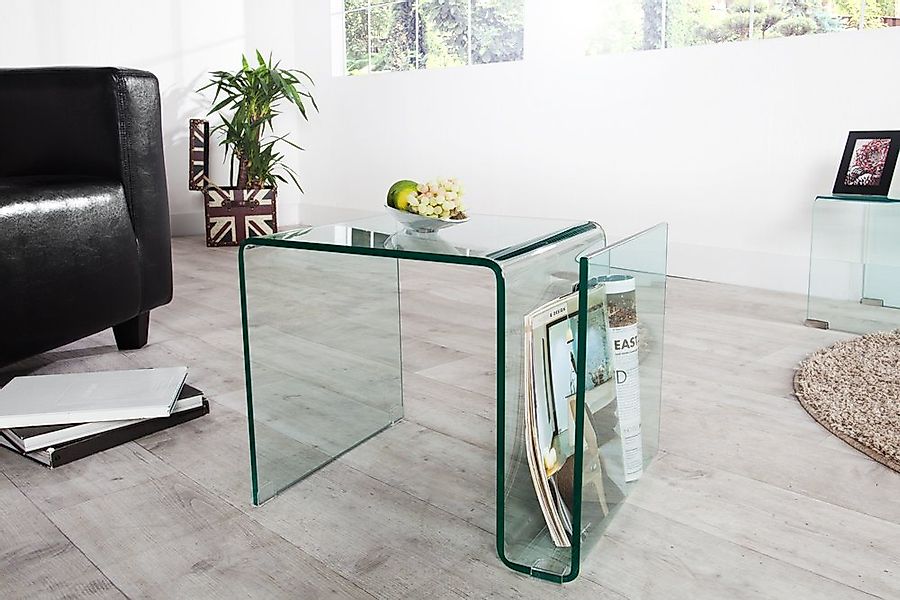 riess-ambiente Couchtisch FANTOME 50cm transparent, Wohnzimmer · eckig · Gl günstig online kaufen